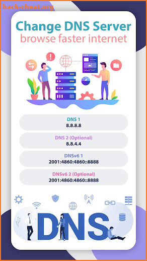 Change DNS Server - browse faster internet screenshot