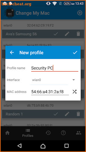 Change My MAC - Spoof Wifi MAC screenshot