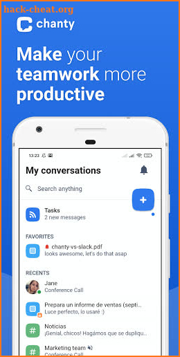 Chanty - Business messenger. Improve your teamwork screenshot