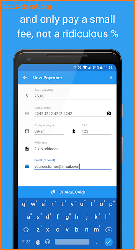 Charge for Stripe - accept credit card payments screenshot