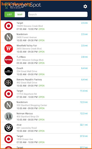 ChargeItSpot Phone Charging Stations screenshot