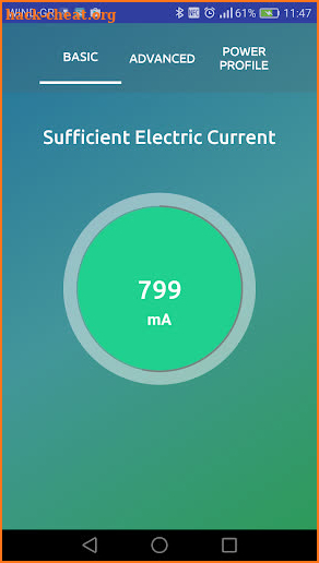 Charger Tester (ampere meter) screenshot