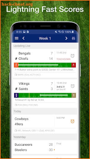 Chargers Football: Live Scores, Stats, & Games screenshot