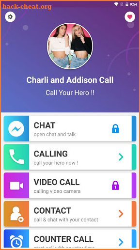 Charli and Addison Call Fake screenshot