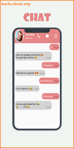Chat And Call The Jojo Siwa All In One App screenshot
