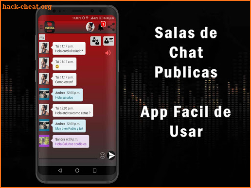 Chat España Gratis App screenshot