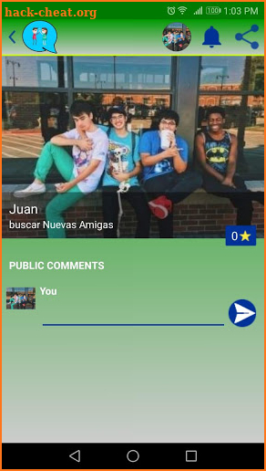 Chat niños y Adolescentes - Mensajería Gratis screenshot