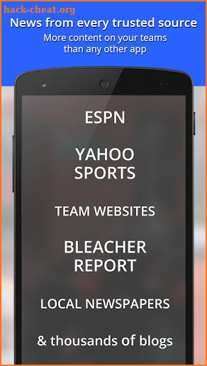 Chat Sports - News & Scores screenshot