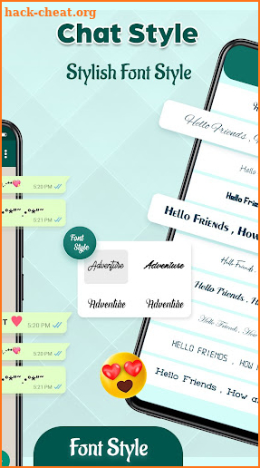 Chat Styles: Stylish Fonts & Keyboard for WhatsApp screenshot