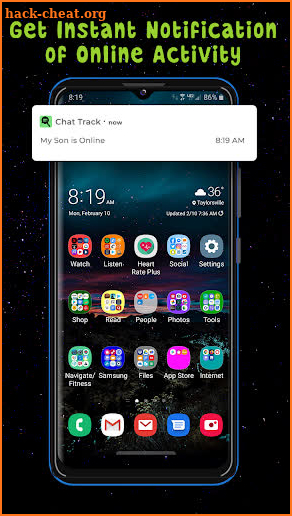 Chat Track: Online Last Seen screenshot