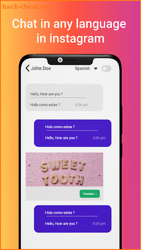 Chat translator keyboard- text translator screenshot