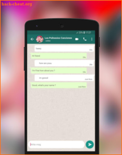 Chat With Los Polinesios Canciones screenshot