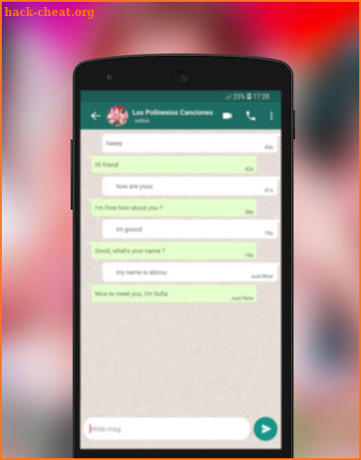 Chat With Los Polinesios Canciones screenshot