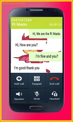 Chat WIth Masks PJ Games screenshot