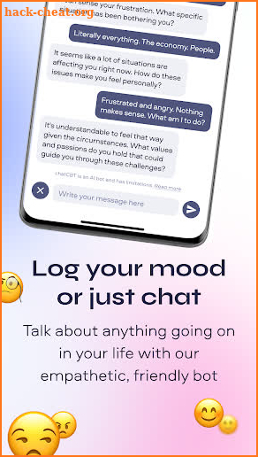 ChatCBT screenshot