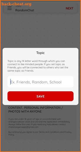 ChatHub Random Chat App screenshot