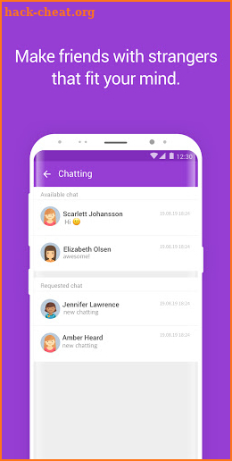 Chatting Hub (Random Chat, Strangeer Chat) screenshot