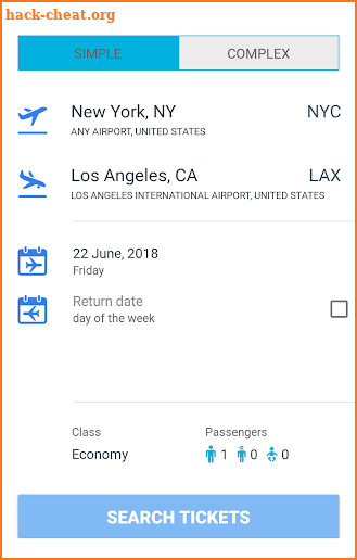 Cheap Airline Tickets screenshot