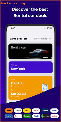 Cheap Car Rental・Hire a Car screenshot