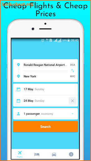 Cheap Flight Booking screenshot