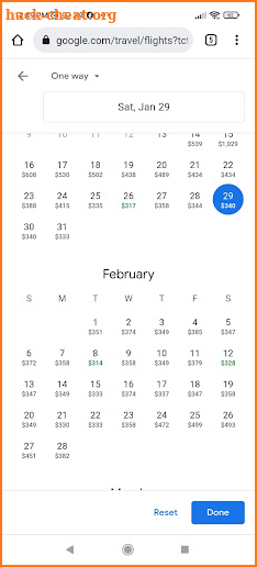 Cheap Flights by Google screenshot