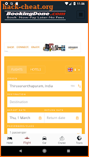 Cheap Flights, Hotels,Tours, Cars - Booking Done screenshot