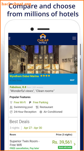 Cheap Hotels Near Me - Best Hotel Booking App screenshot