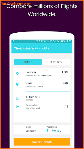 Cheap One Way Flights screenshot