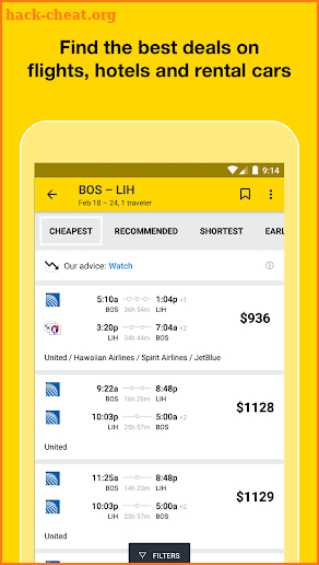 Cheapflights – Flight Search screenshot