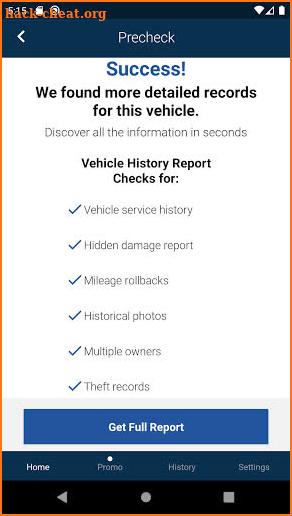 Check Car History for General Motors screenshot