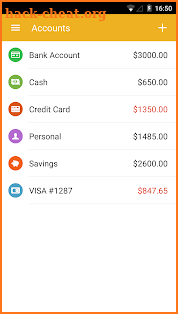 Checkbook - Account Tracker screenshot