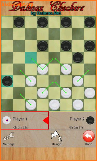 Checkers by Dalmax screenshot