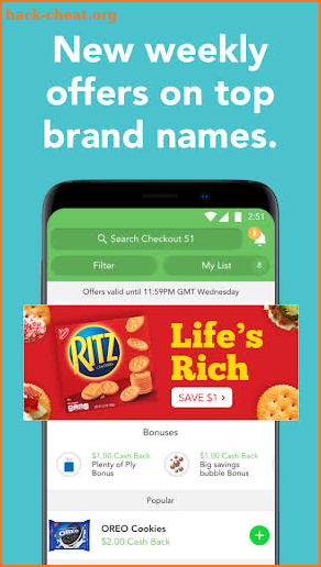 Checkout 51: Gas Rewards & Grocery Cash Back screenshot