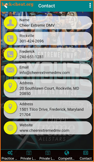 Cheer Extreme DMV screenshot