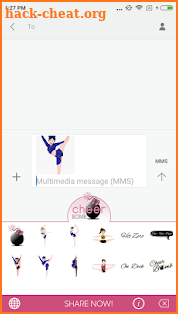 CheerBomb Emoji Keyboard screenshot