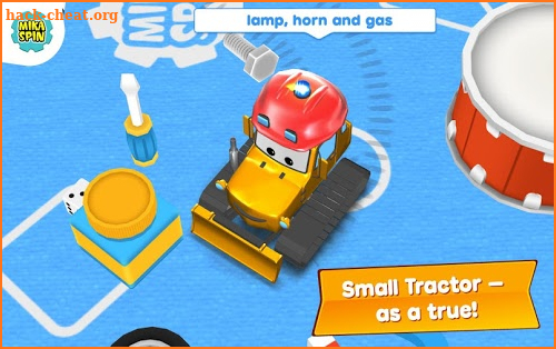 Cheerful Bull Dozer for kids screenshot