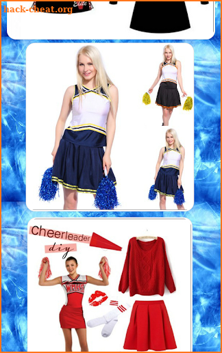 Cheerleader Costume Design screenshot