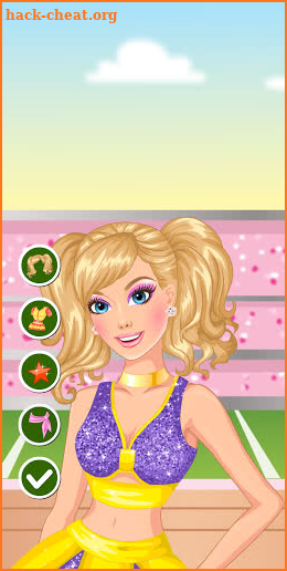 Cheerleader Dress Up Game screenshot