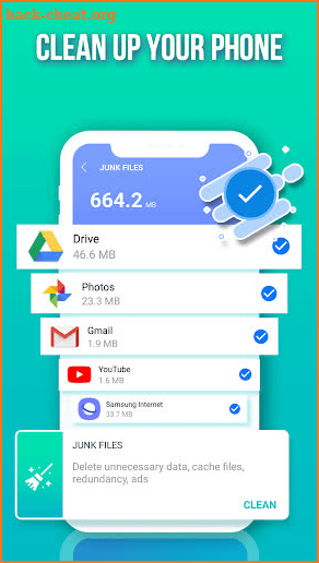 Cheetah 360 Junk Cleaner Booster Applocker screenshot