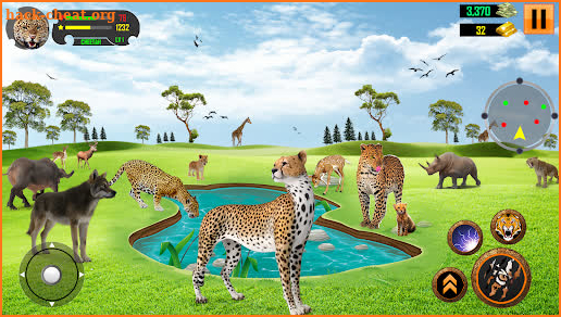 Cheetah Family Sim 3D Game screenshot