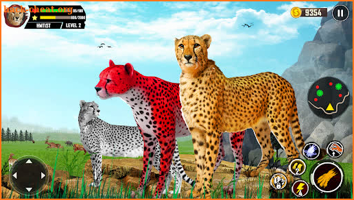 Cheetah Family Simulator Game screenshot