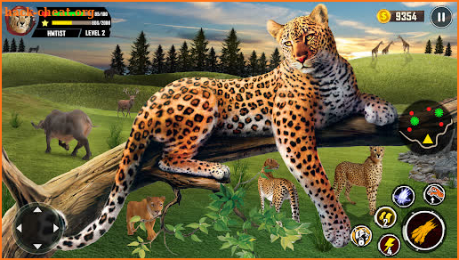 Cheetah Family Simulator Game screenshot