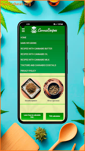 Chef Green: Cannabis Recipes screenshot