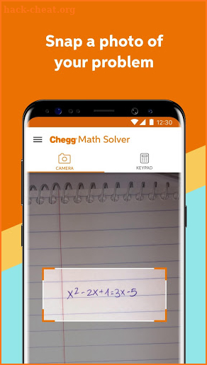 Chegg Math Solver - guided math problem solver screenshot