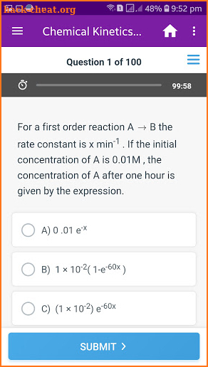 Chemistry - Chemical Kinetics  screenshot