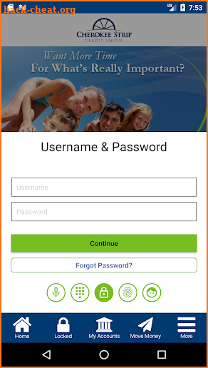 Cherokee Strip Credit Union screenshot