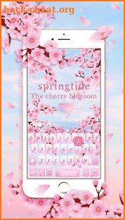 Cherry Blossoms Keyboard screenshot