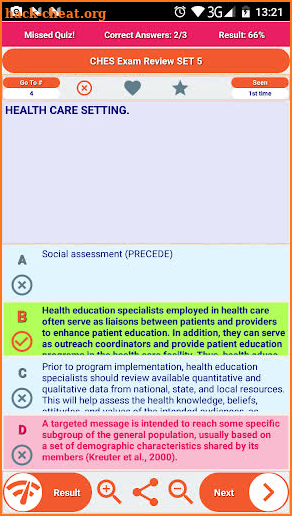 CHES Health Education Specialist Practice Test App screenshot