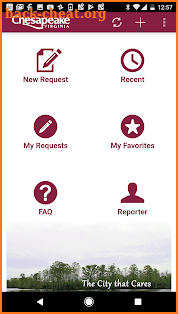 Chesapeake Service Requests screenshot