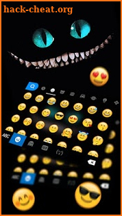 Cheshire Devil Cat Smile Keyboard screenshot